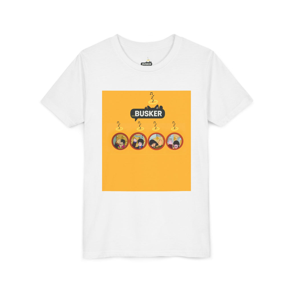 Busker Youth Short Sleeve Tee - Fun Music T-Shirt for Young Performers, Gifts for Young Musicians, Vibrant Summer Apparel, Creative [...]