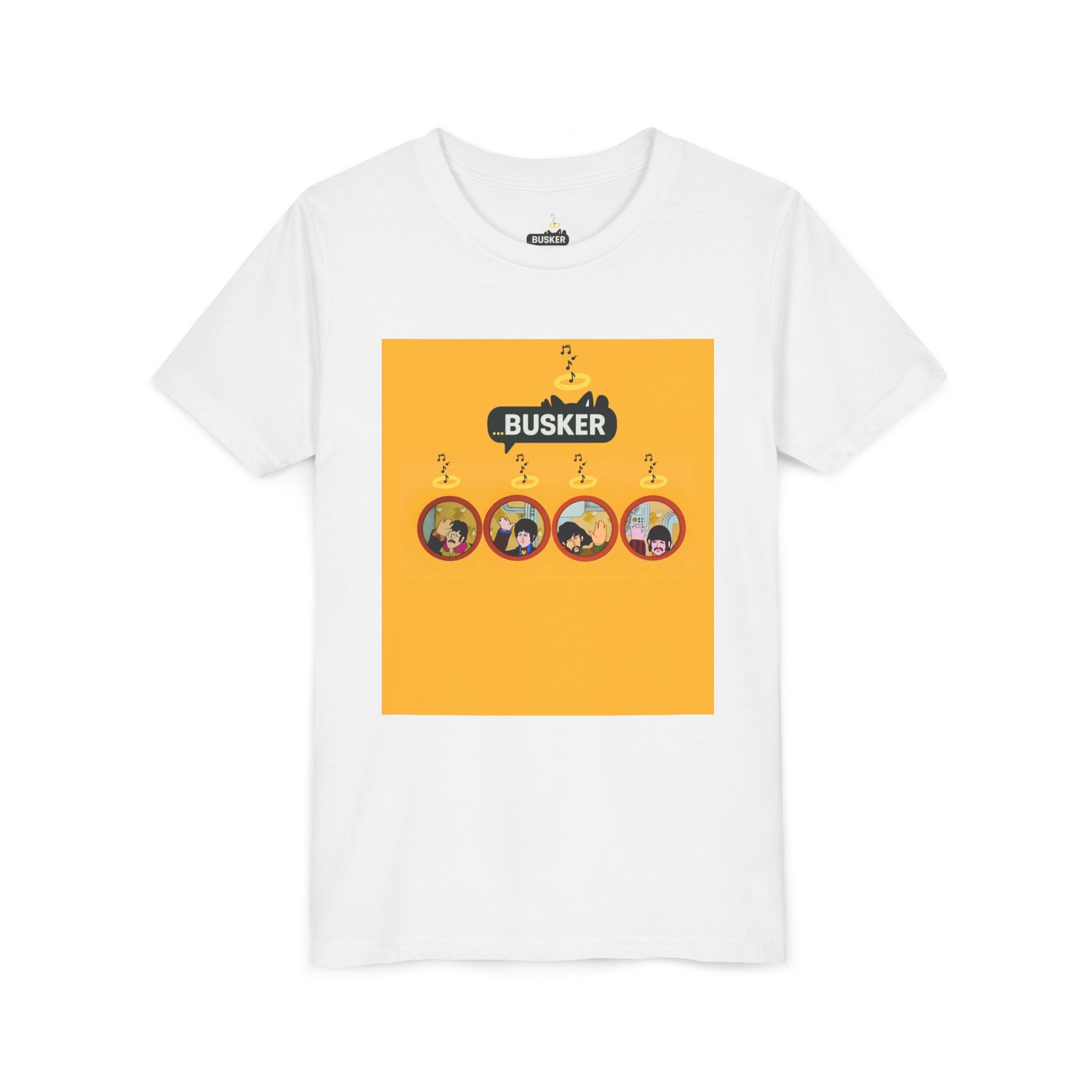 Busker Youth Short Sleeve Tee - Fun Music T-Shirt for Young Performers, Gifts for Young Musicians, Vibrant Summer Apparel, Creative [...]