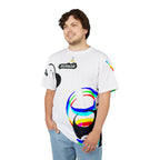 Rainbow Panda Unisex Tee, Fun Graphic T-Shirt for Animal Lovers, Stylish Casual Wear, Perfect Gift for Friends, Summer Fashion