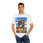 "Welcome to Golden" Exclusive Busker Unisex Garment-Dyed T-shirt, Music Lover Gift, Vintage Style Tee, Festival Wear, Casual Outfit