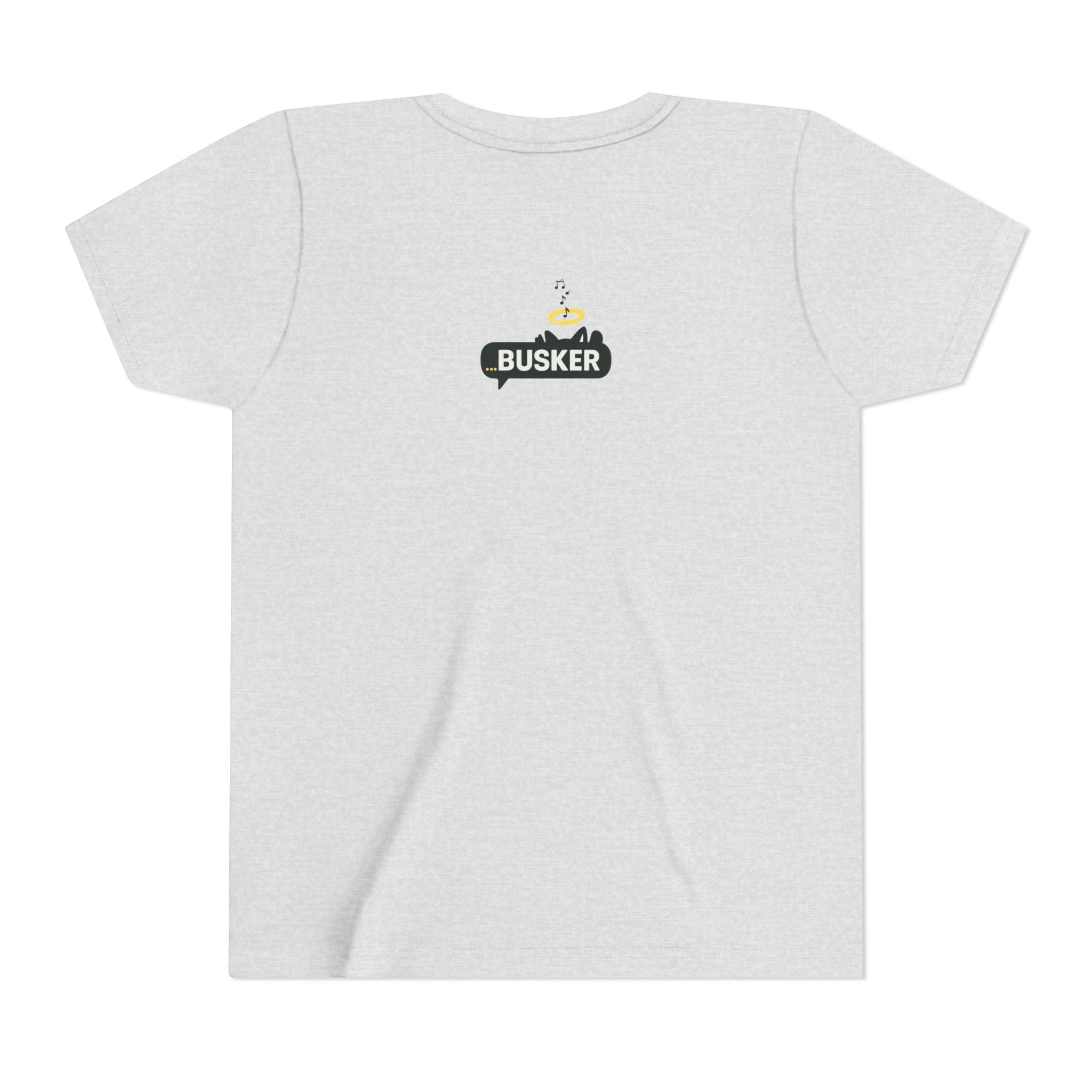 Cool Busker Youth Tee, Street Style Youth T-Shirt, Graphic Tee for Kids, Hipster Summer Shirt, Unique Gift for Young Musicians
