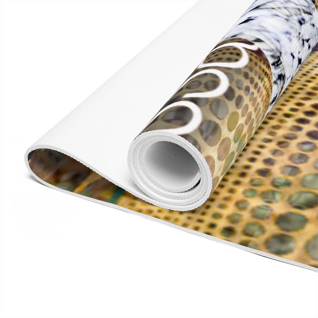 Artistic Foam Yoga Mat for Mindful Practice