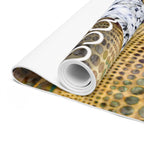 Artistic Foam Yoga Mat for Mindful Practice