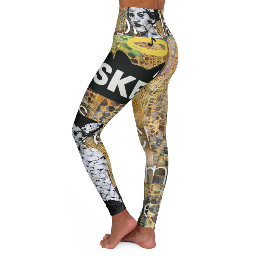 High Waisted Yoga Leggings (AOP)