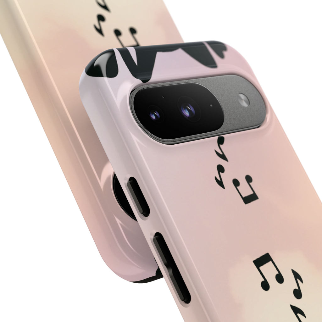 Cute Animal Phone Case, Tough Phone Cover for Pet Lovers, Gifts for Birthdays, Holidays, Music Lovers, Fun Tech Accessories