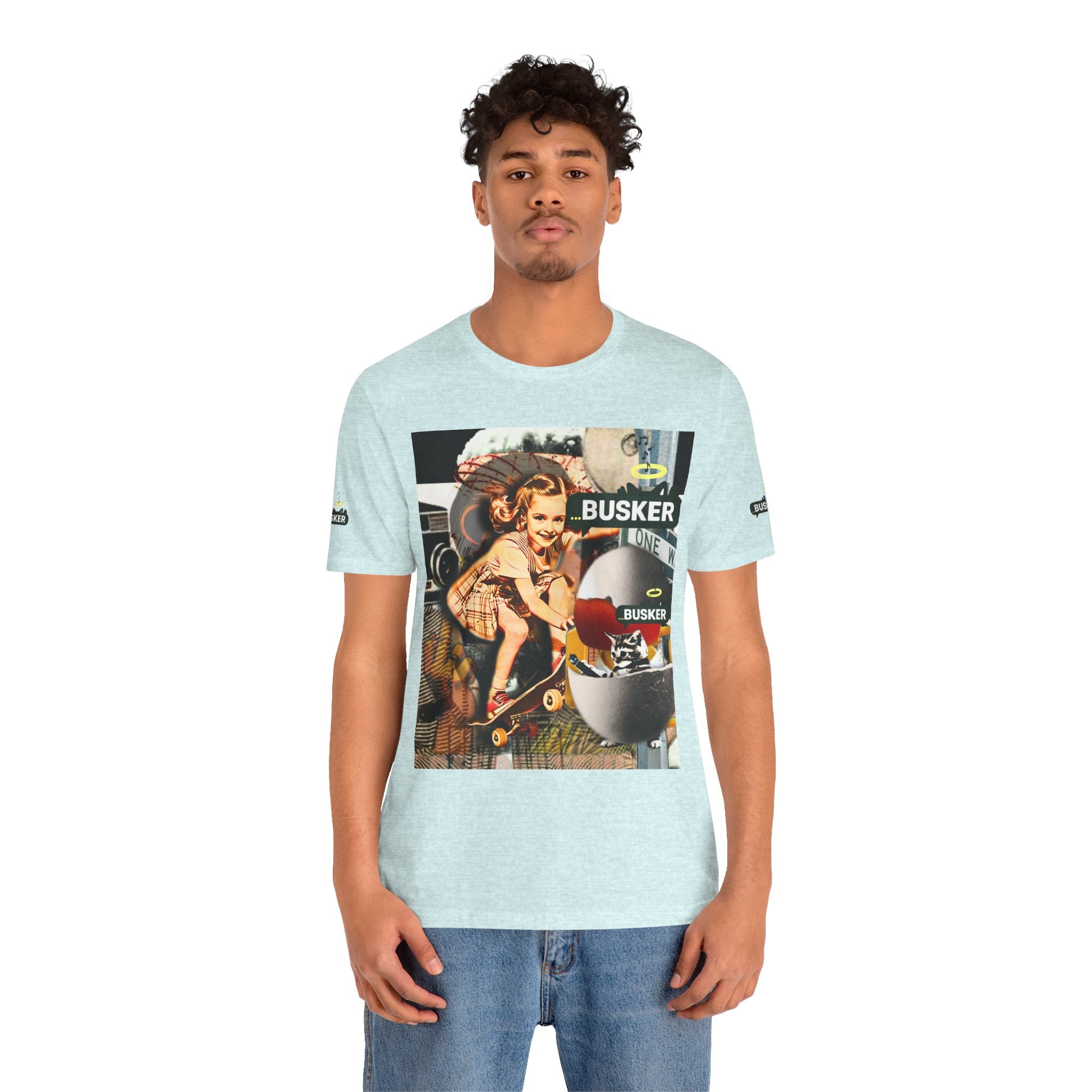 Vintage Skateboarding Graphic Tee - Streetwear for Creative Souls