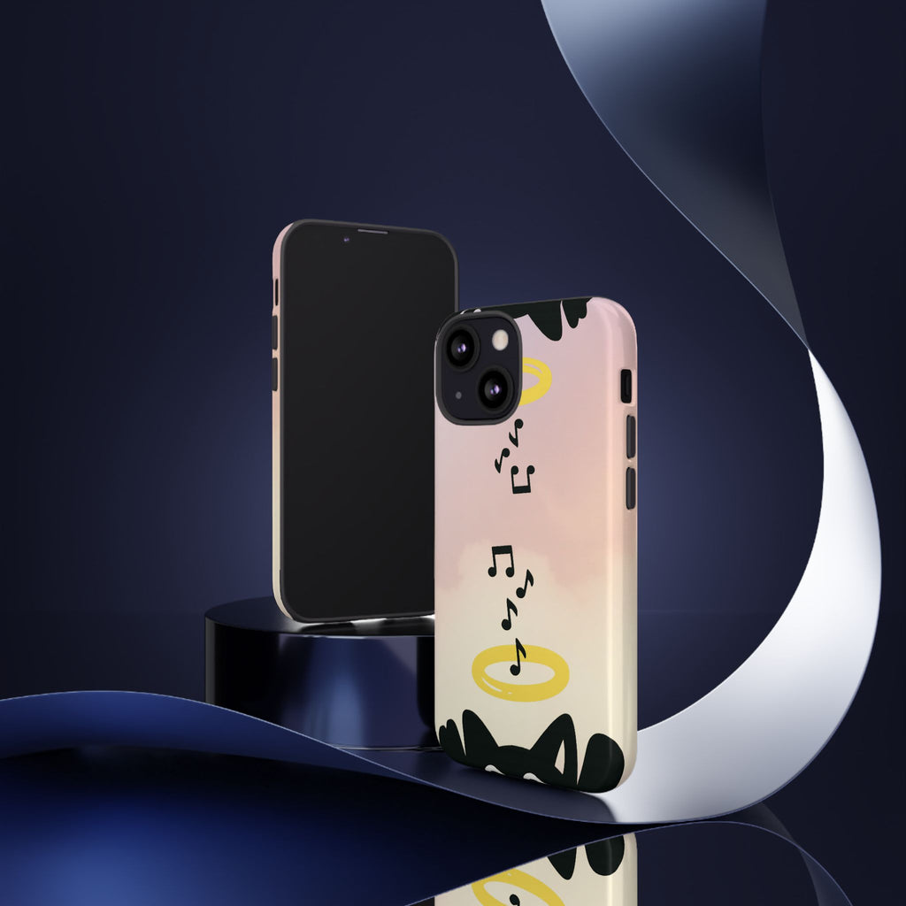 Cute Animal Phone Case, Tough Phone Cover for Pet Lovers, Gifts for Birthdays, Holidays, Music Lovers, Fun Tech Accessories