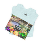 Vibrant Busker Art Tee for Creative Souls
