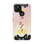 Cute Animal Phone Case, Tough Phone Cover for Pet Lovers, Gifts for Birthdays, Holidays, Music Lovers, Fun Tech Accessories