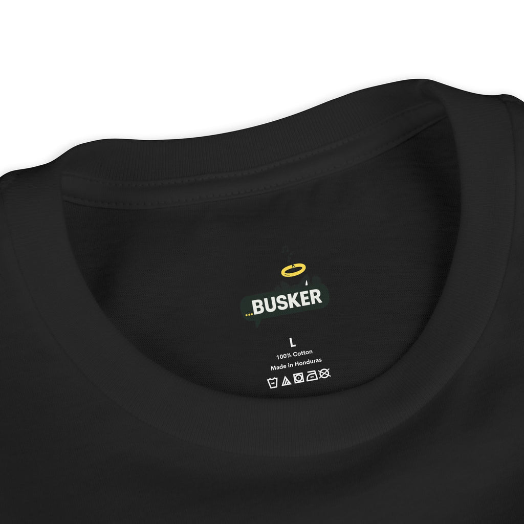 Colorful Youth Short Sleeve Tee - "Busker" Graphic Art Top