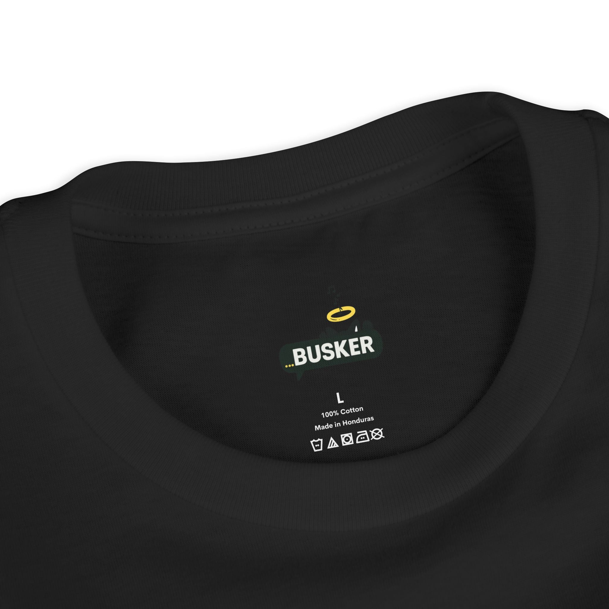 Colorful Youth Short Sleeve Tee - "Busker" Graphic Art Top