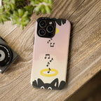 Cute Animal Phone Case, Tough Phone Cover for Pet Lovers, Gifts for Birthdays, Holidays, Music Lovers, Fun Tech Accessories
