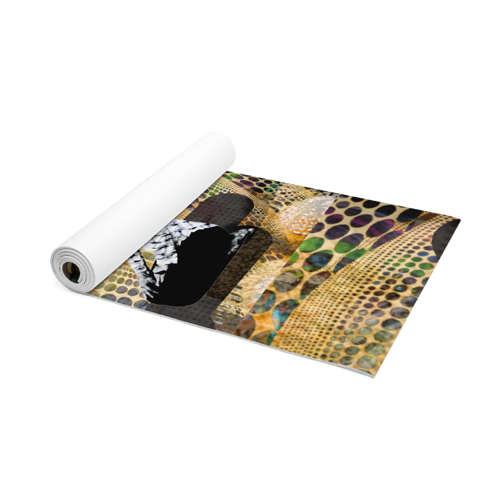 Artistic Foam Yoga Mat for Mindful Practice