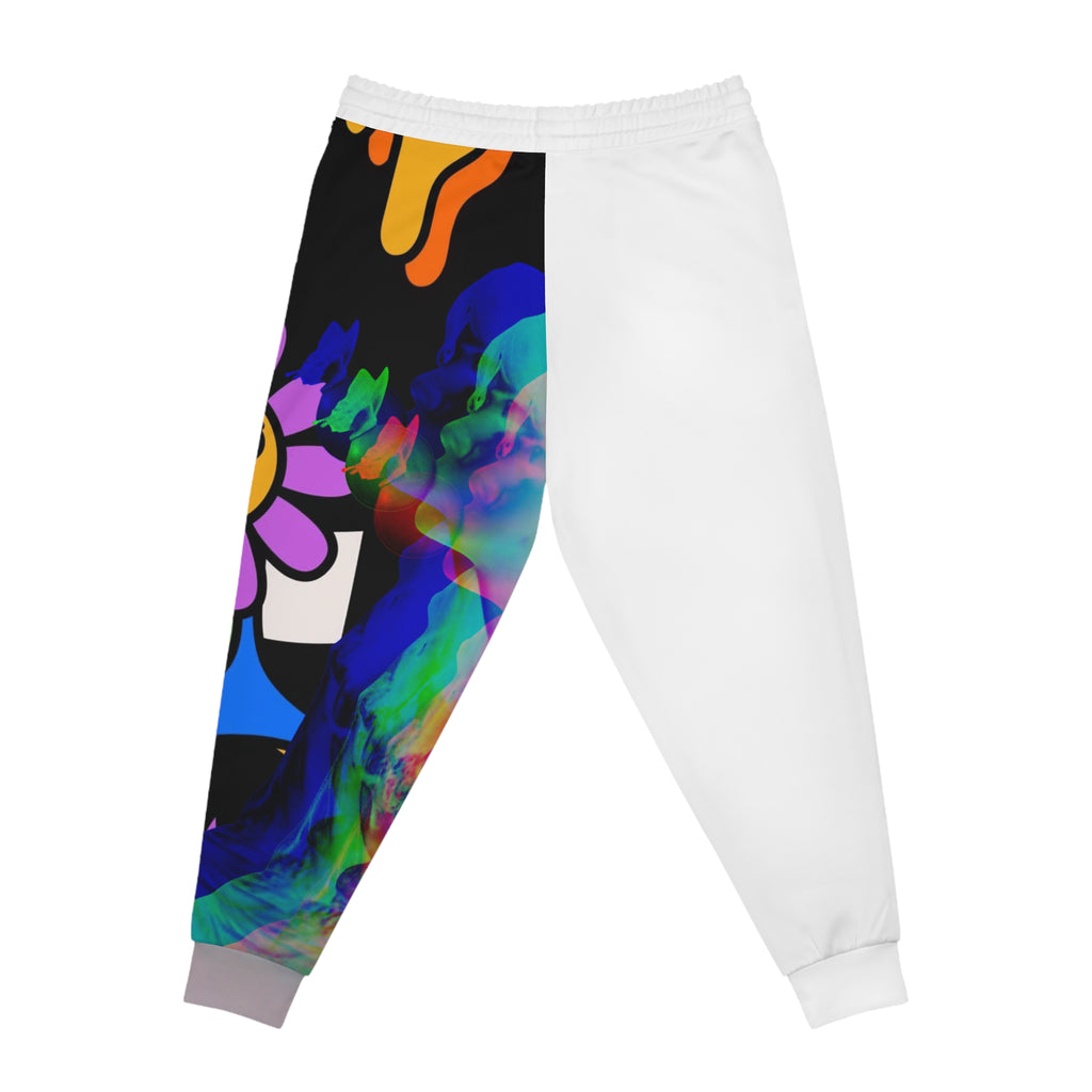 Vibrant Artistic Joggers, Comfortable Athleisure Pants for Artists, Festival Wear, Street Style, Gift for Creative Souls