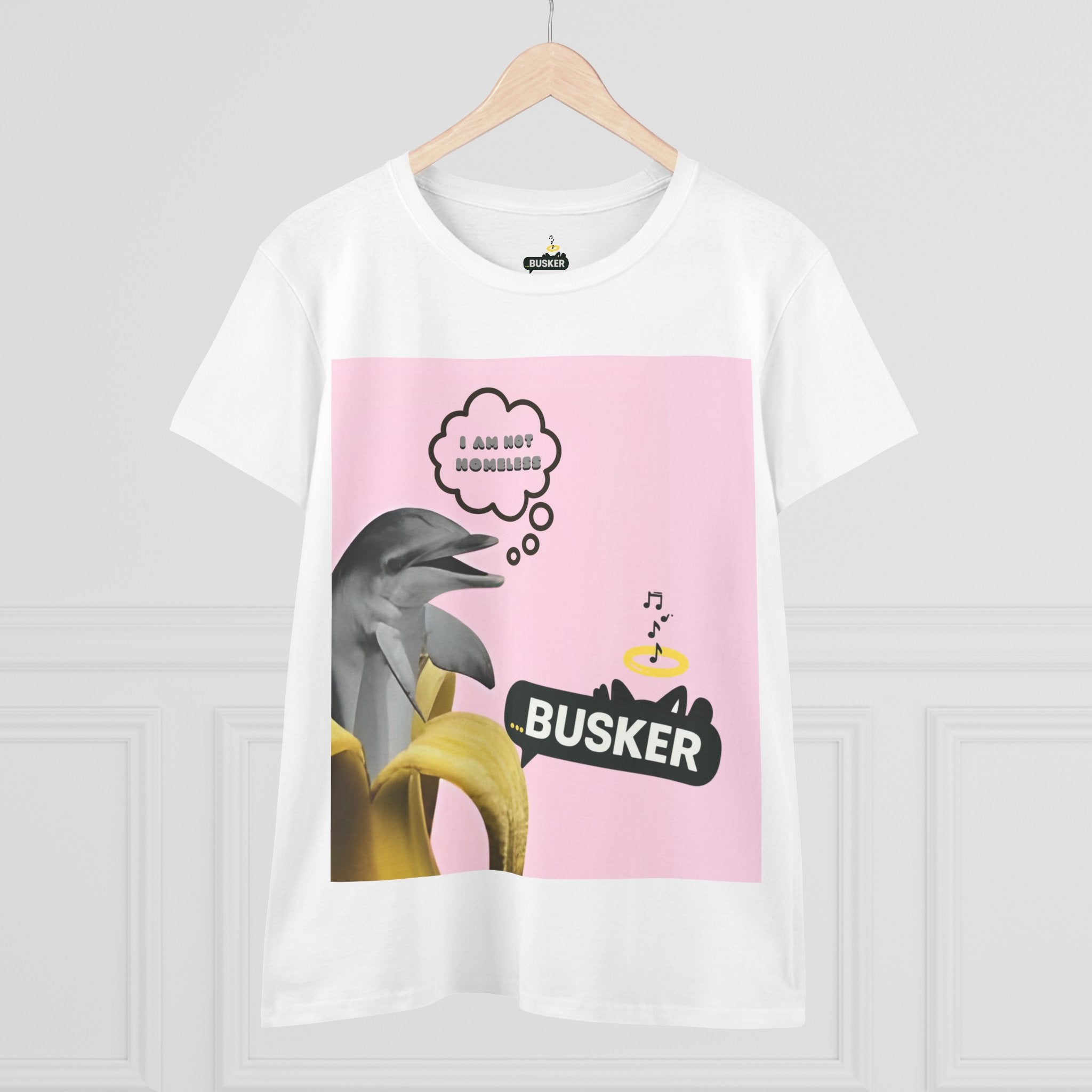 Funny Music-Inspired Women's Tee: Enjoy Your Day, Casual Wear, Gift for Musicians, Concert Outfit, Unique Graphic Shirt
