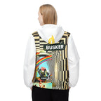 Colorful Busker Windbreaker Jacket - Unique AOP Design