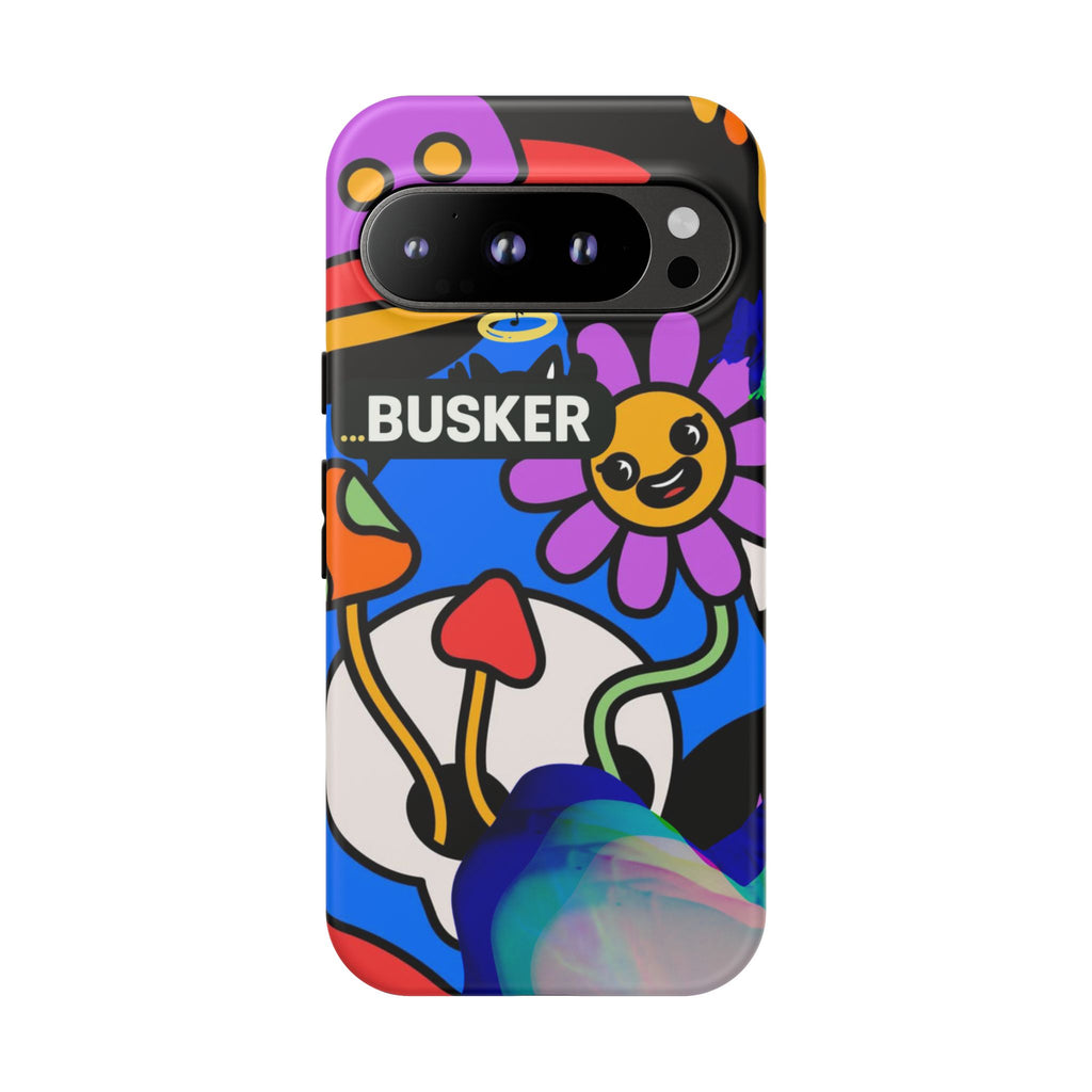 Colorful Phone Case, Cute Phone Accessories, Gift for Music Lovers, Fun Tech Gear, Unique Floral Design Case