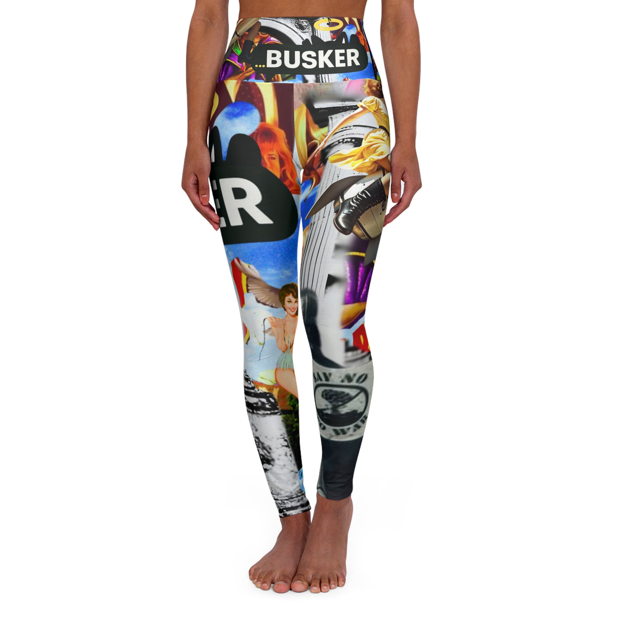 Colorful High Waisted Yoga Leggings for Active Lifestyle