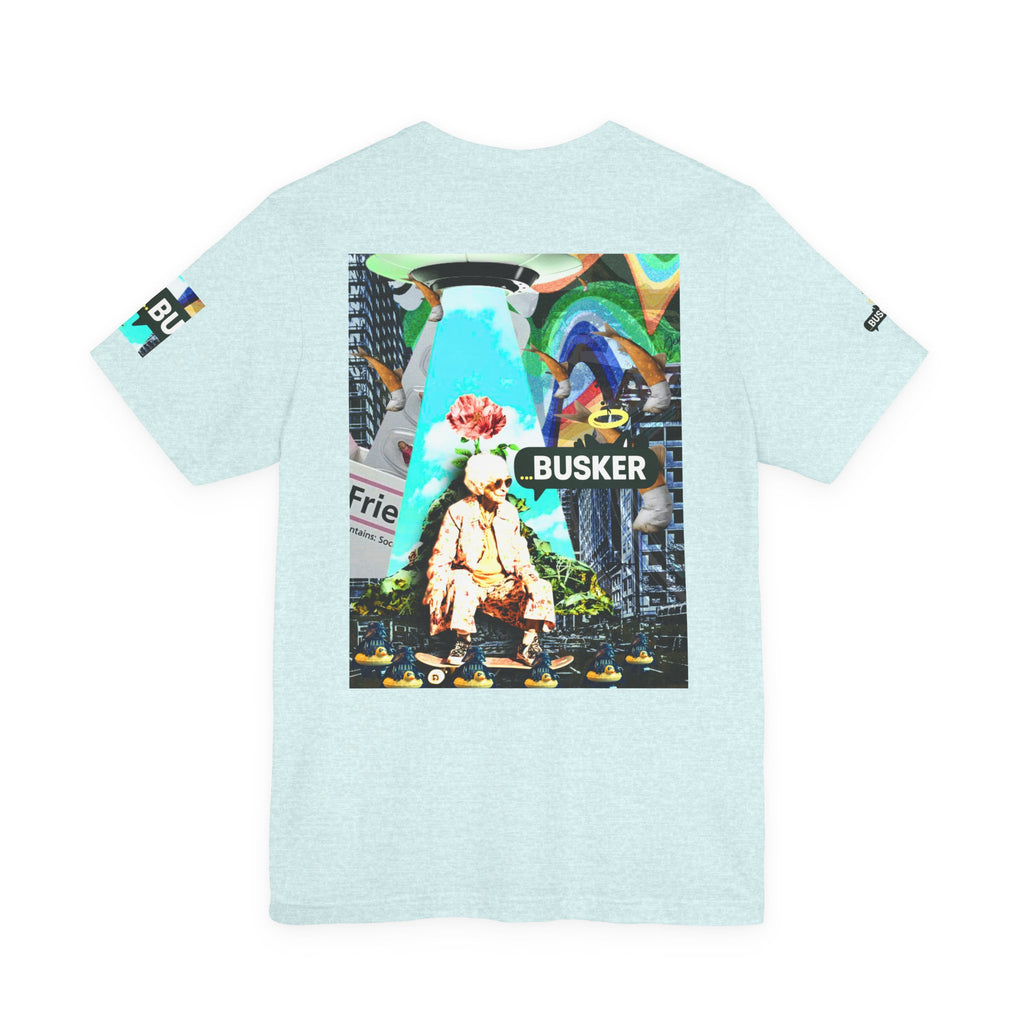 Street Art Busker Tee - Unisex Graphic Short Sleeve Shirt