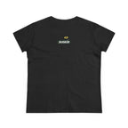 Dinosaur Busker Tee - Fun Women's Cotton T-Shirt, Casual Wear, Gift for Music Lovers, Dinosaur Design, Summer Essential