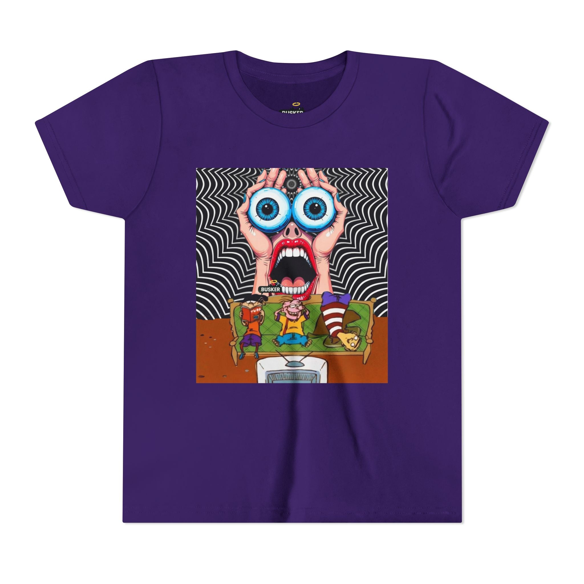 Graphic Youth Tee - Colorful Fun Shirt for Kids, Party T-Shirt, Gift for Youngsters, Trendy Youth Apparel, Art-Inspired Clothing