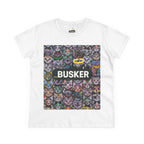 Colorful Cat Design Women's Tee, Casual Graphic Tee for Cat Lovers, Funny Gift for Friends, Summer Style, Unique Animal Art Shirt