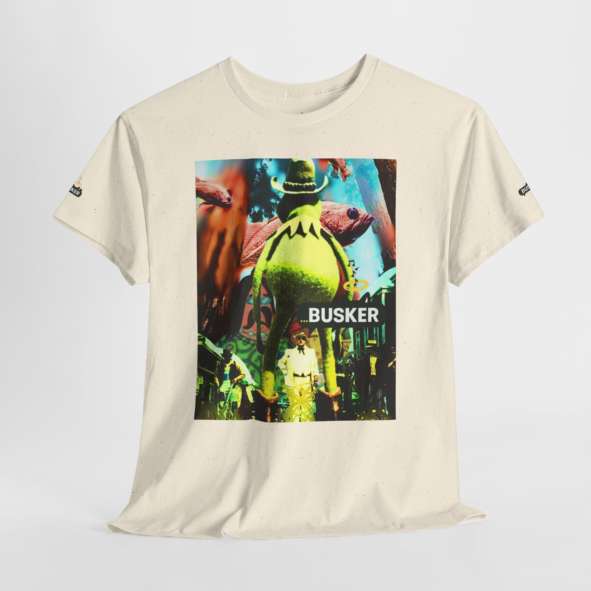 Busker Graphic Vintage Unisex Heavy Cotton Tee