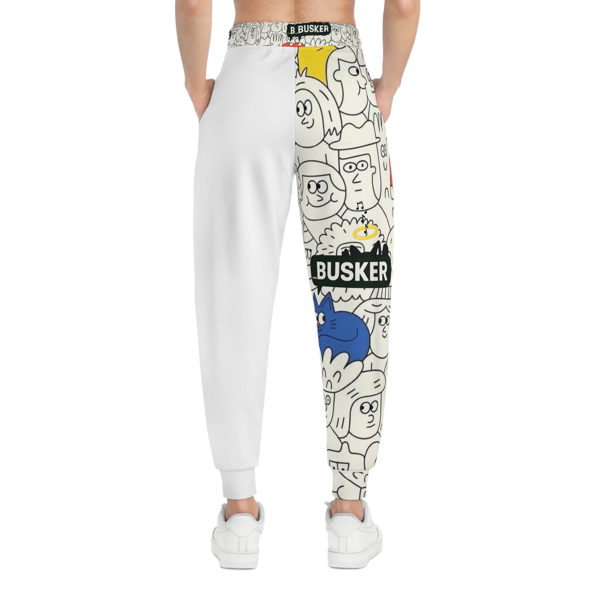 Vibrant Graphic Joggers for Creative Souls, Perfect for Athletes, Casual Wear, Gifts, Street Style, Fun Unisex Pants