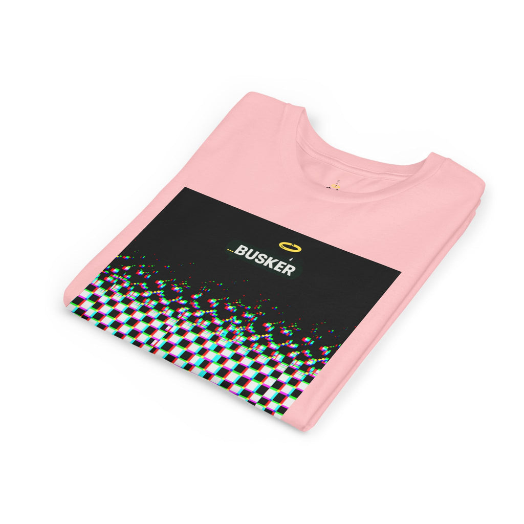 Cool Busker Youth Tee, Street Style Youth T-Shirt, Graphic Tee for Kids, Hipster Summer Shirt, Unique Gift for Young Musicians