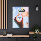 Artistic Matte Canvas Print - Dreamy Busker Vibes