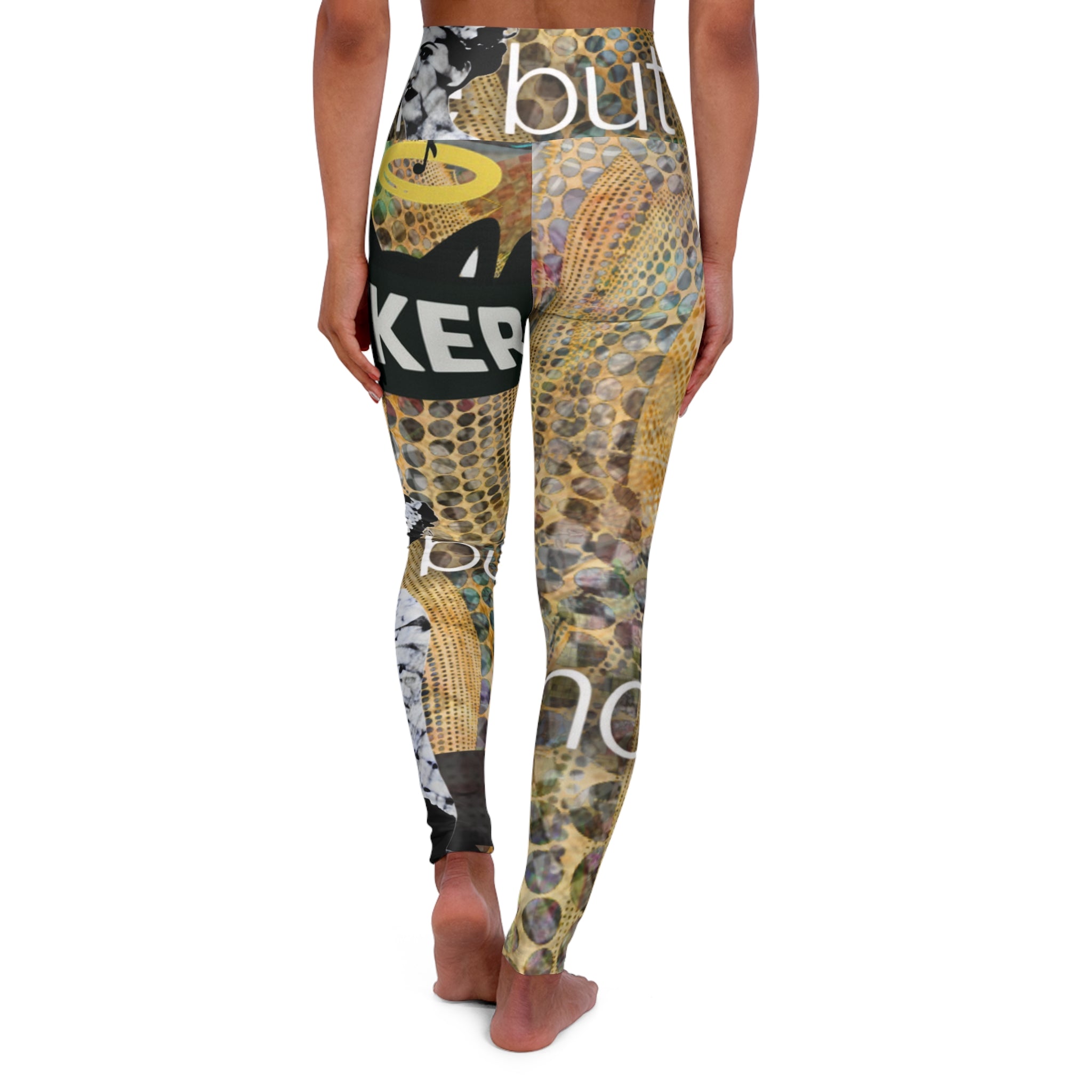 High Waisted Yoga Leggings (AOP)