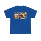 Artistic Unisex Heavy Cotton Tee - Vibrant Busker Design