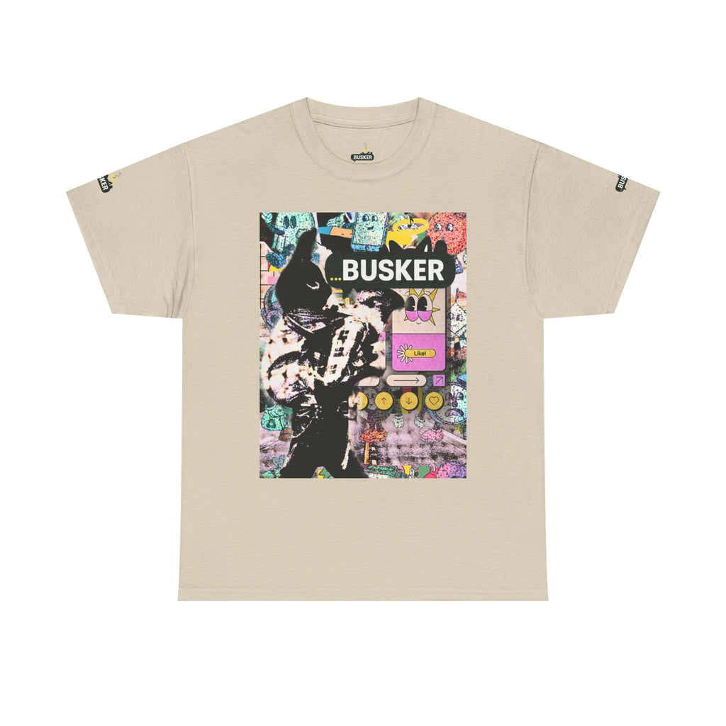 Grunge Art Busker Unisex Heavy Cotton Tee