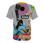 Vibrant Graphic Tee, Unisex Artistic Shirt, AOP T-Shirt for Bold Fashion, Unique Gift for Creatives, Streetwear Style, Fun Statement Tee