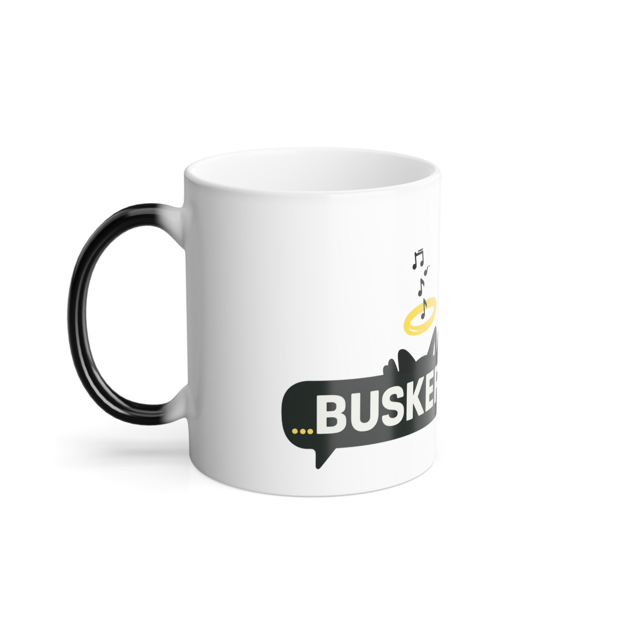 Color Morphing Mug - Musical Theme Mug, Perfect Gift for Musicians, Coffee Lovers, Fun Kitchen Decor, Unique Holiday Present