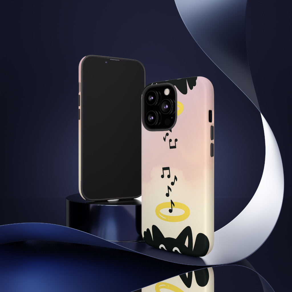 Cute Animal Phone Case, Tough Phone Cover for Pet Lovers, Gifts for Birthdays, Holidays, Music Lovers, Fun Tech Accessories