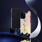 Cute Animal Phone Case, Tough Phone Cover for Pet Lovers, Gifts for Birthdays, Holidays, Music Lovers, Fun Tech Accessories