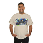 Busker Graphic Tee — Vintage Street Music Poster T‑Shirt