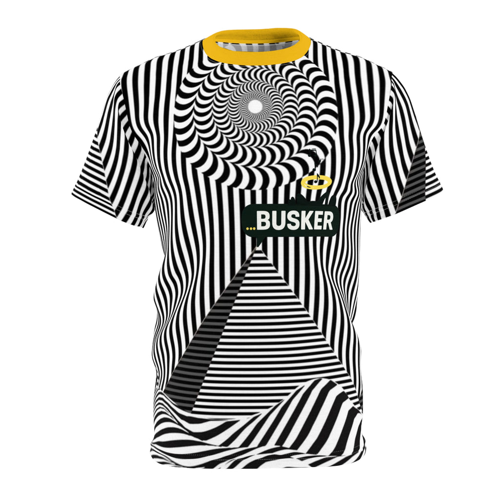 Psychedelic Unisex Cut & Sew Tee, Graphic Tee for Music Lovers, Unique Gift for Festivals, Trendy Streetwear, Perfect for Every Day