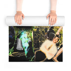 Colorful Artistic Foam Yoga Mat - Unique Design for Yoga Lovers