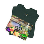 Vibrant Busker Art Tee for Creative Souls