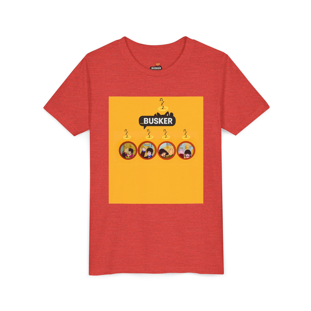 Busker Youth Short Sleeve Tee - Fun Music T-Shirt for Young Performers, Gifts for Young Musicians, Vibrant Summer Apparel, Creative [...]