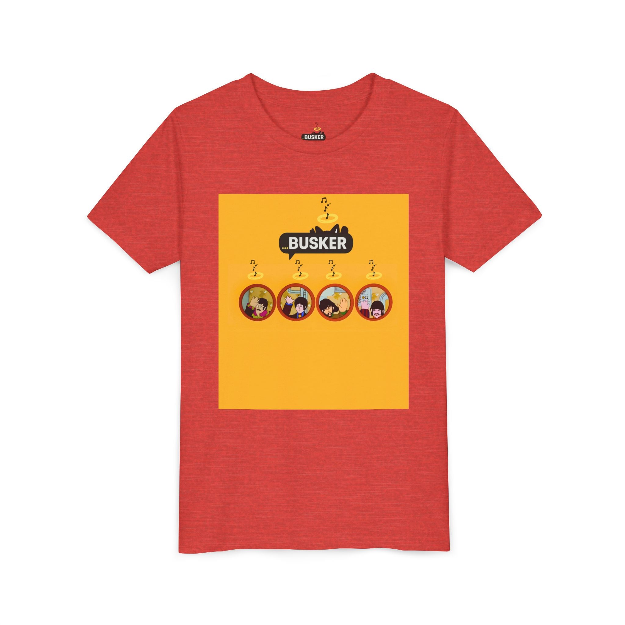 Busker Youth Short Sleeve Tee - Fun Music T-Shirt for Young Performers, Gifts for Young Musicians, Vibrant Summer Apparel, Creative [...]