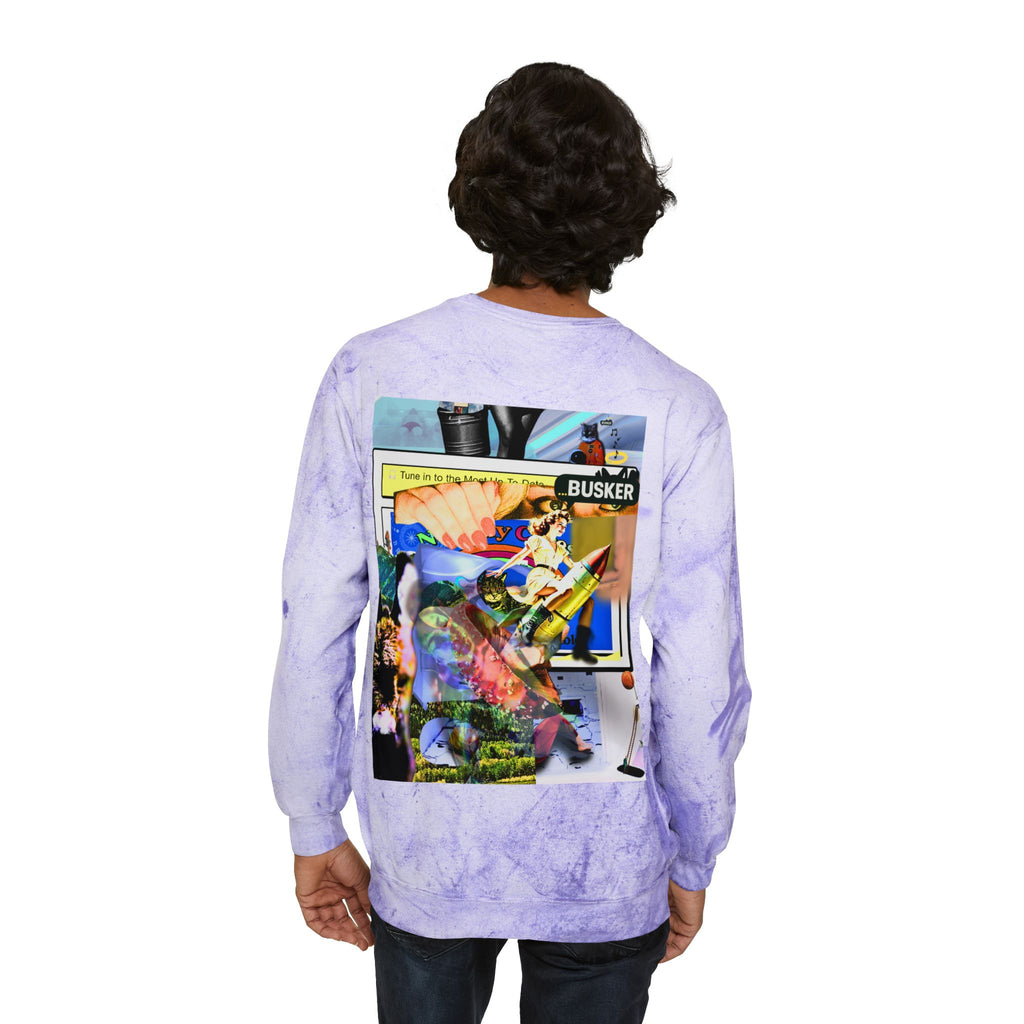 Color Blast Crewneck Sweatshirt for Creative Souls