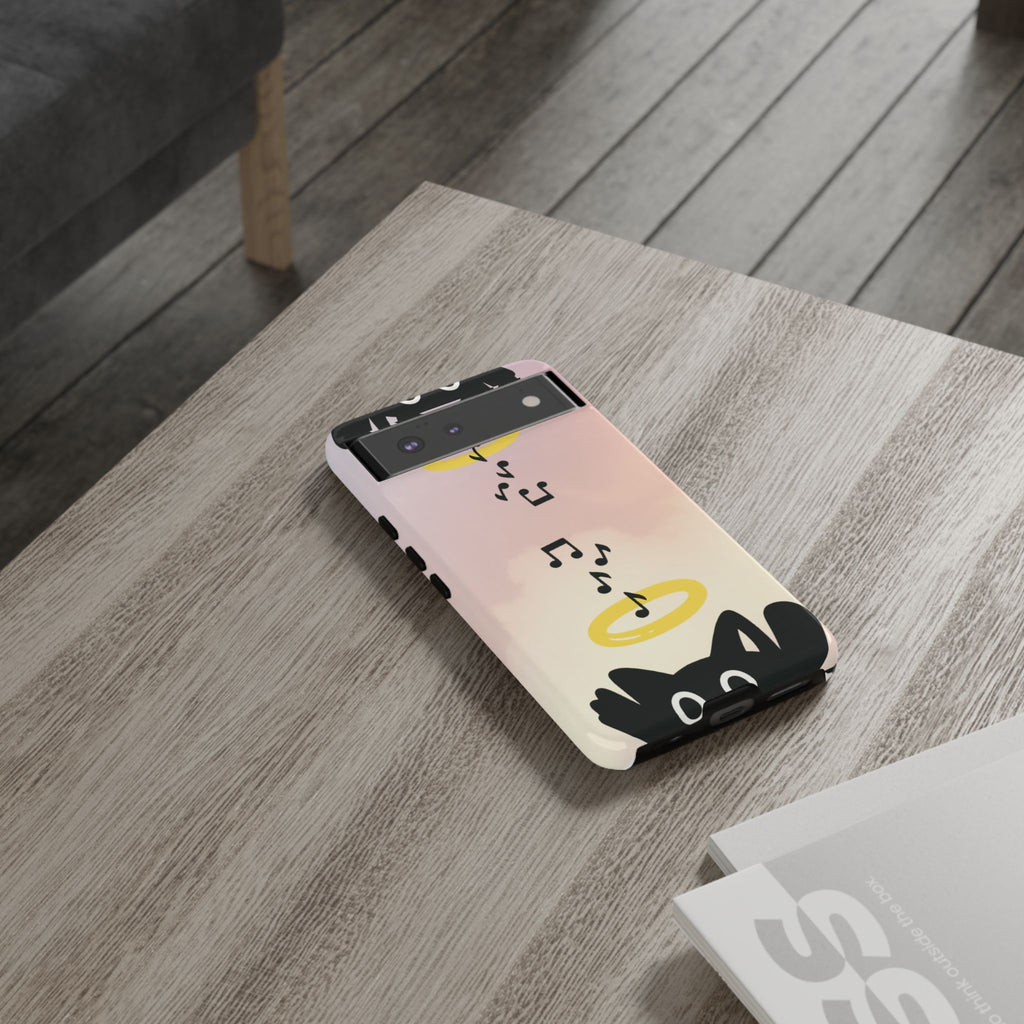 Cute Animal Phone Case, Tough Phone Cover for Pet Lovers, Gifts for Birthdays, Holidays, Music Lovers, Fun Tech Accessories