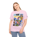 Cool Graphic Unisex Heavy Cotton Tee - 'Busker' Design