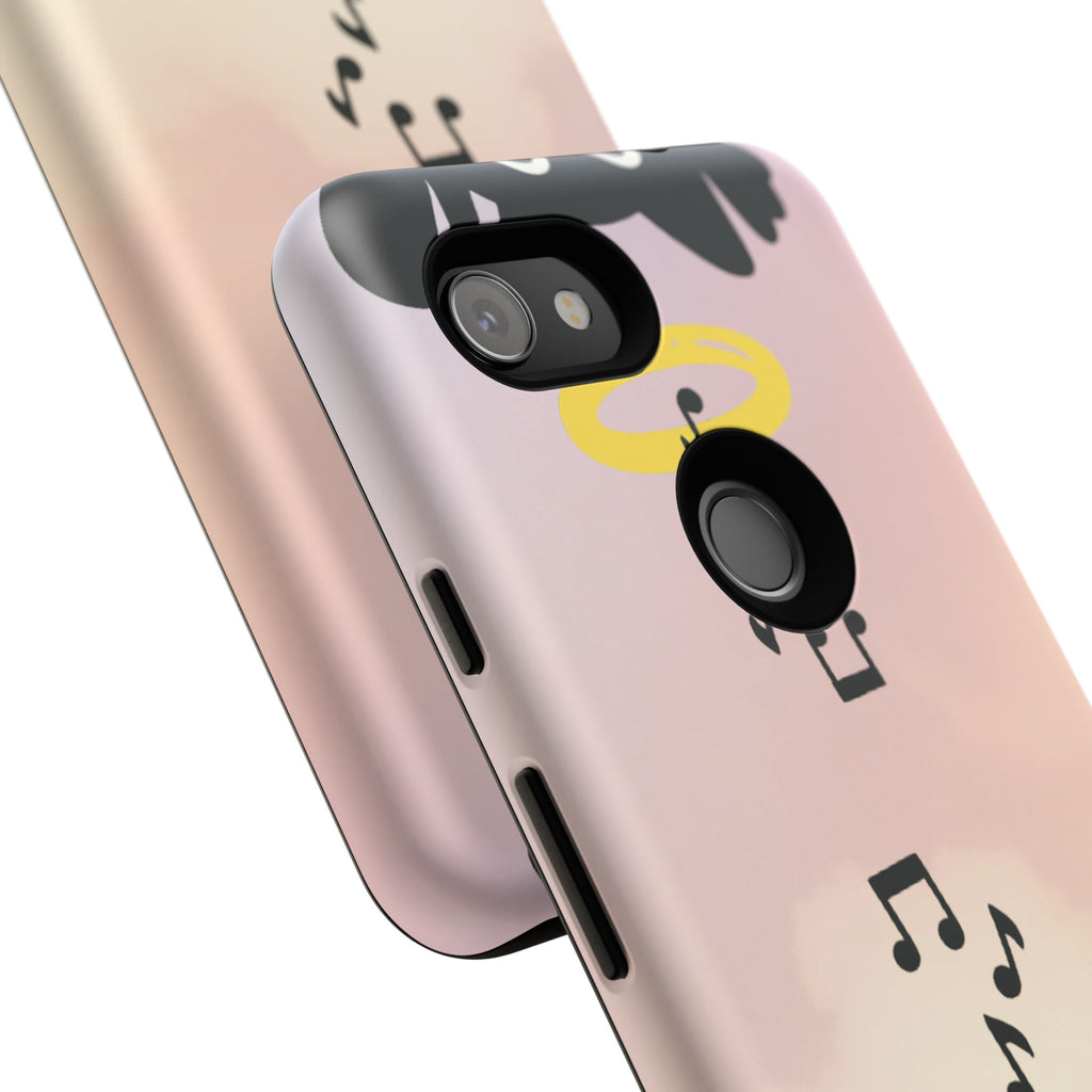 Cute Animal Phone Case, Tough Phone Cover for Pet Lovers, Gifts for Birthdays, Holidays, Music Lovers, Fun Tech Accessories