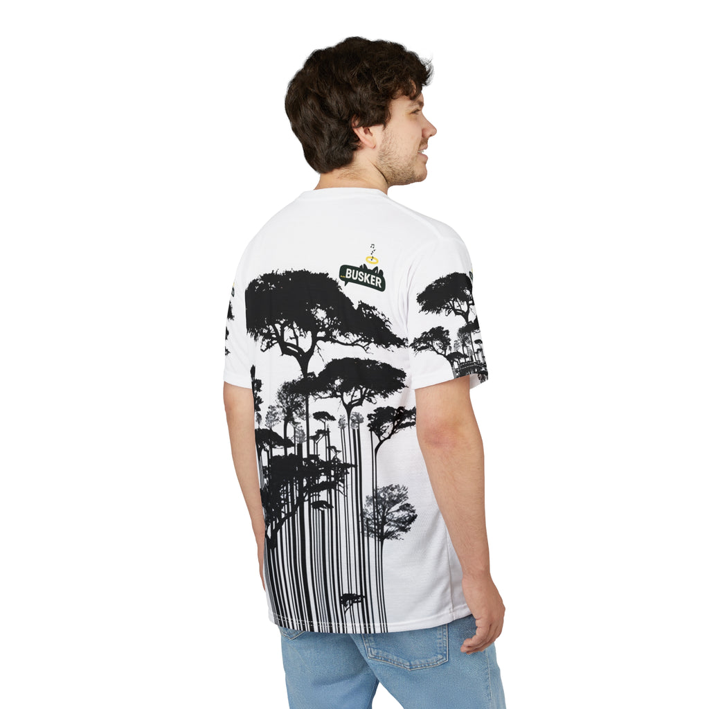 Stylish Nature-Inspired Unisex Tee, AOP T-Shirt for Outdoorsy People, Tree Lover Gift, Casual Streetwear, Eco-Friendly Fashion