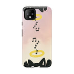 Cute Animal Phone Case, Tough Phone Cover for Pet Lovers, Gifts for Birthdays, Holidays, Music Lovers, Fun Tech Accessories