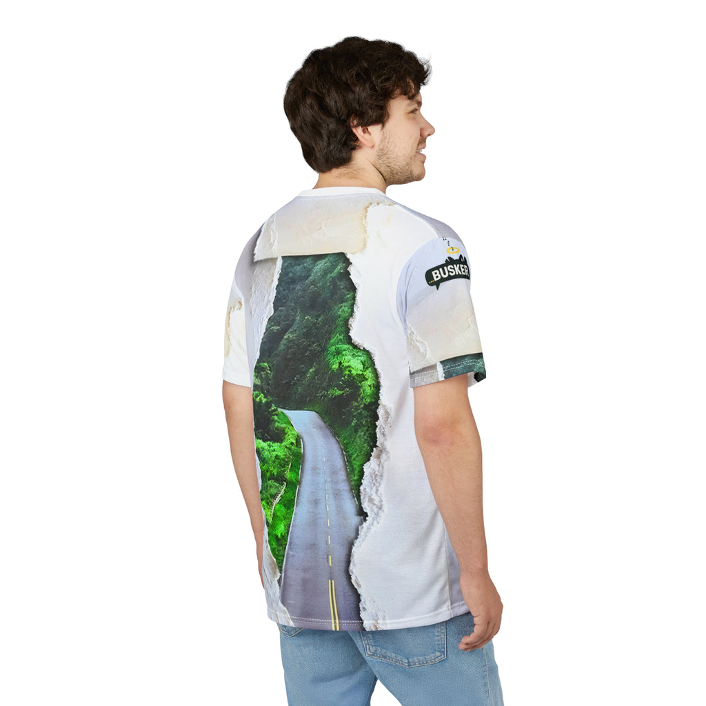 Scenic Road Unisex Tee, Nature Lover T-Shirt, Adventure Apparel, Travel Gift, Aesthetic Casual Wear